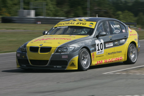 Kasper Jensen var naturligvis også med, da JM Racing tidligere på ugen testede på banen.